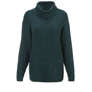 Cabi Emerald Green Cowl Neck Sweater